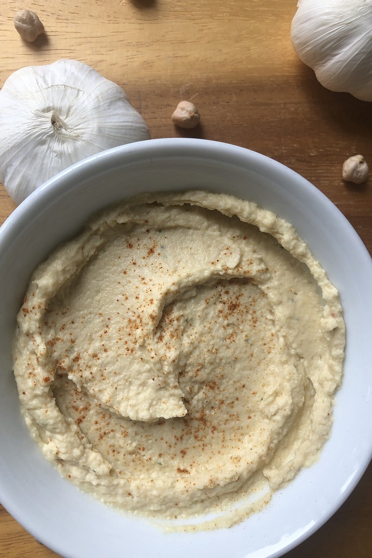 Gluten Free Garbanzo Beans Hummus with Garlic - Gluten Free Recipe