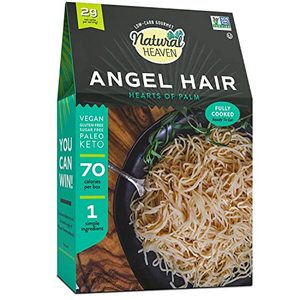 Hearts Of Palm Angel Hair Spaghetti Noodles, Gluten Free, Vegan, Low Carb Pasta