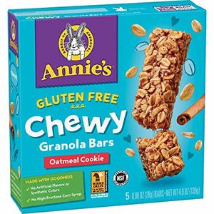 Annie's Gluten Free Oatmeal Chewy Granola Bars