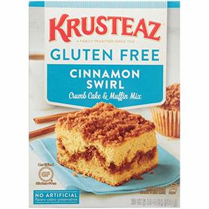 Krusteaz Gluten Free Cinnamon Swirl Crumb Cake and Muffin Mix